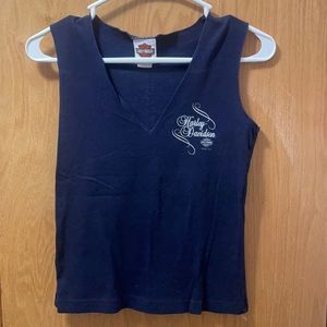 Vintage Harley Davidson tank